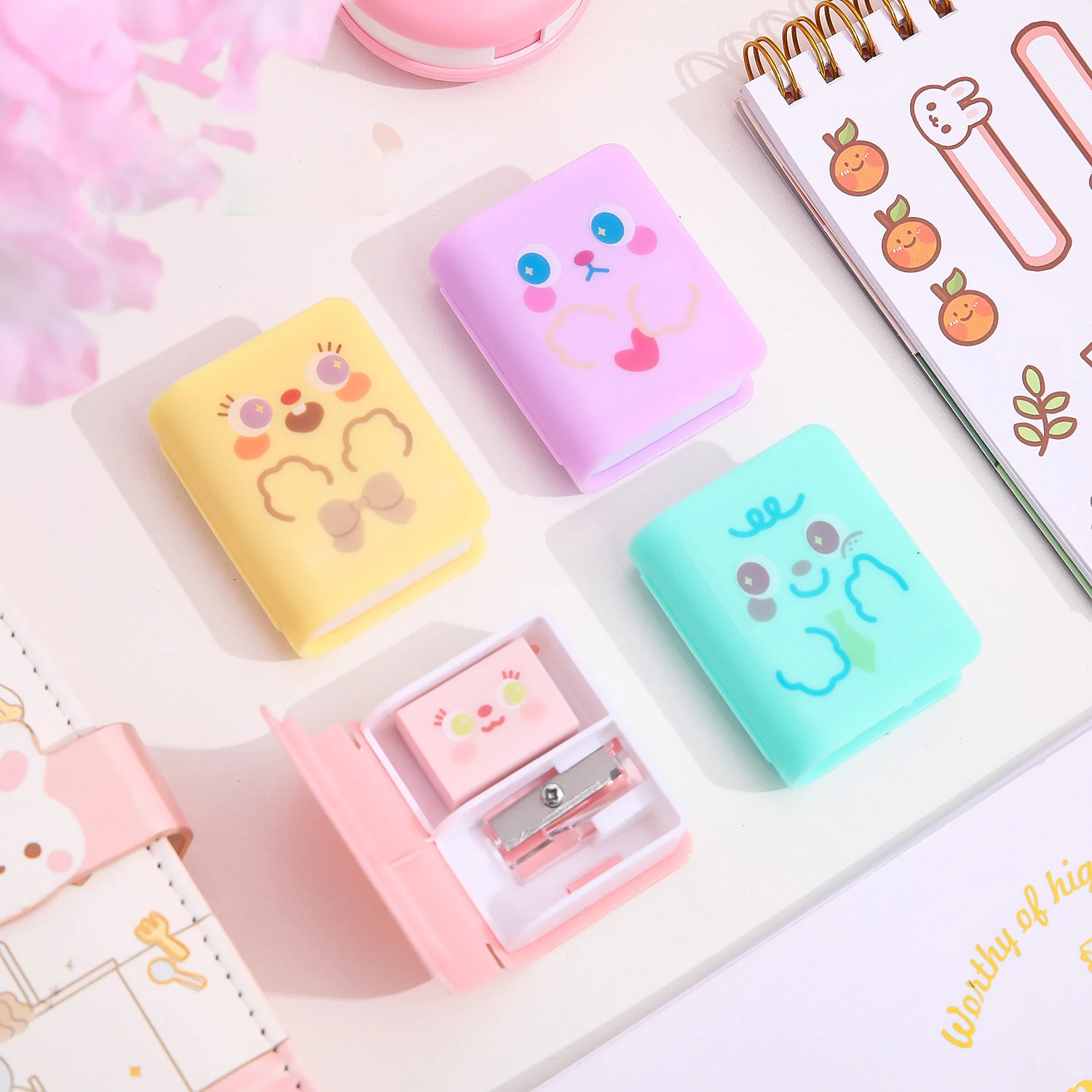 

Мини-карандаш в форме книги, ластик для эскизов, портативный Карандаш, милые канцелярские принадлежности, художественные подарки для студентов и детей