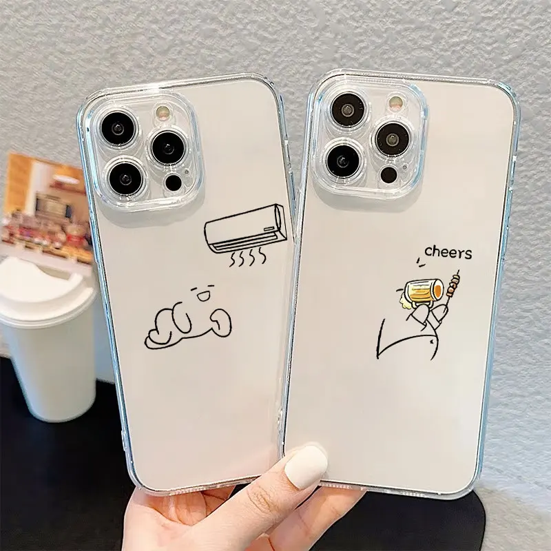 Чехол для телефона Honor X9b 90 Lite X7b X9a X8b, прозрачный, мягкий, интересные креативные узоры Чехол для телефона Honor X9b 90 Lite X7b X9a X8b, прозрачный, мягкий, интересные креативные узоры