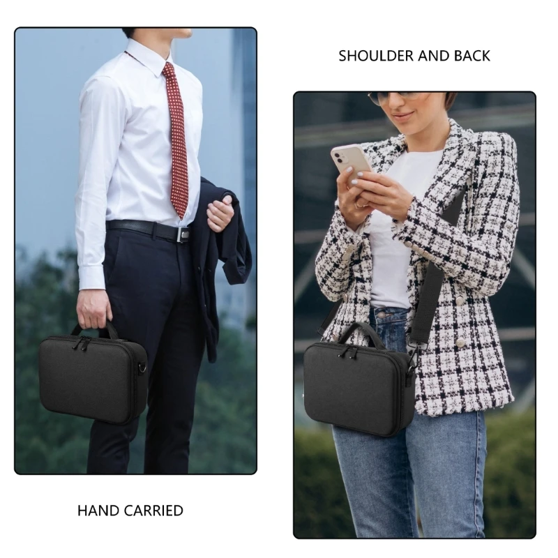 

Large Capacity Shockproof Carrying Case Protective Hard Shell with Ergonomic Handle for Mini Host Accessories K1KF