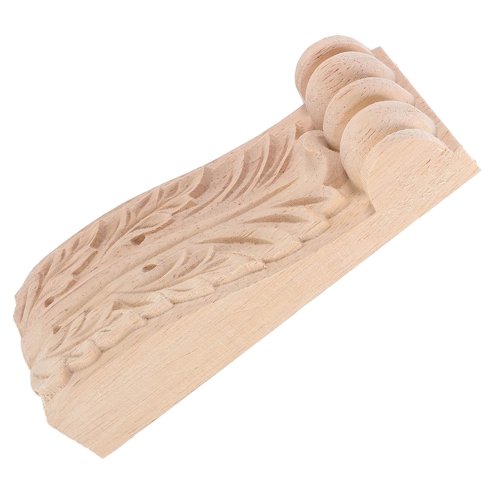 

Wooden Corbel Solid Wood Carved Applique European Style Decorative Corner Onlay for Home Furniture Trim Roman Column Bracket