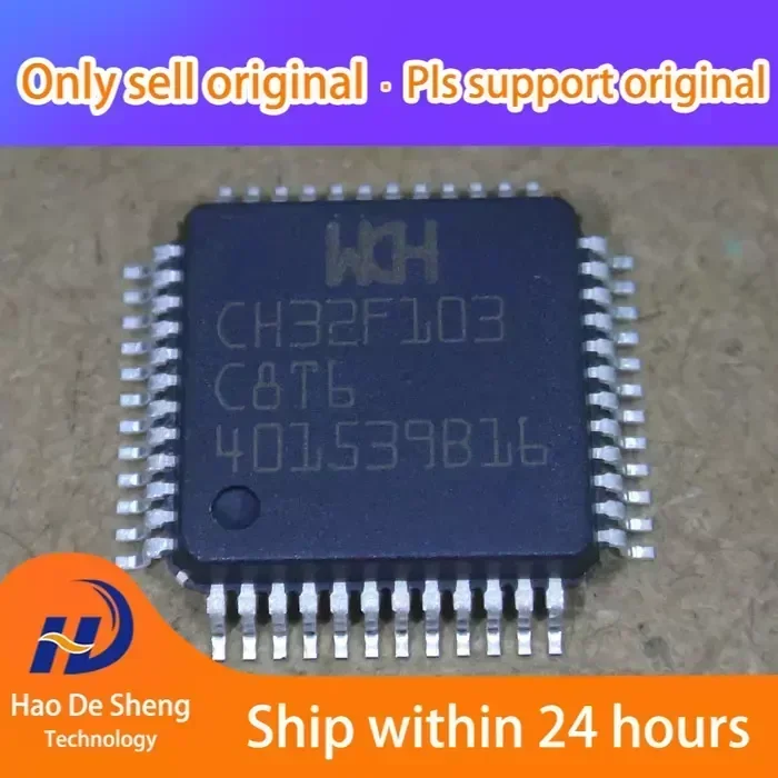 

10PCS/LOT CH32F103C8T6 LQFP-48 New Original in Stock