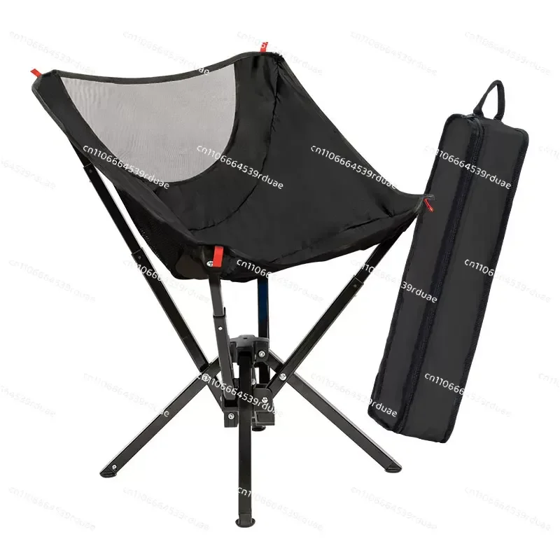 Outdoor camping folding chair outdoor portable storage moon chair lightweight small beach chair fishing stool