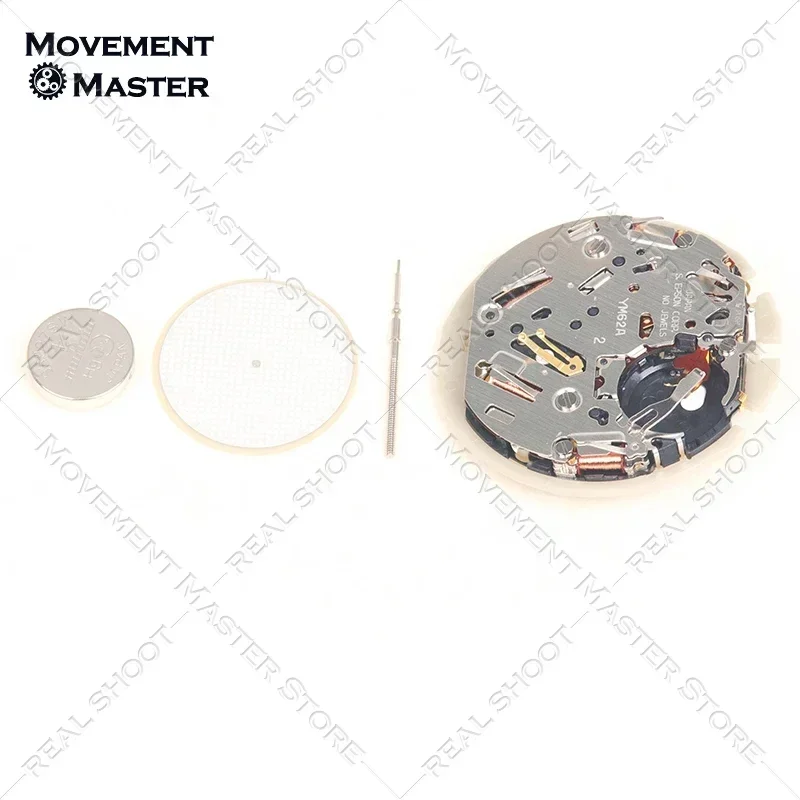 New Original Tianmadu YM62 Movement Date At 3 6Hands Replace 7T62A Quartz Movement Watch Movement Accessories