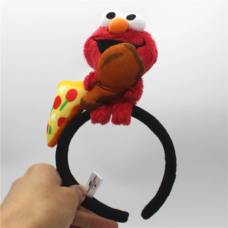 1piece classical Elmo Hair Band plush soft toys Decoration stuffed toys Cookie Monster Children Educational Toys cute animal toy