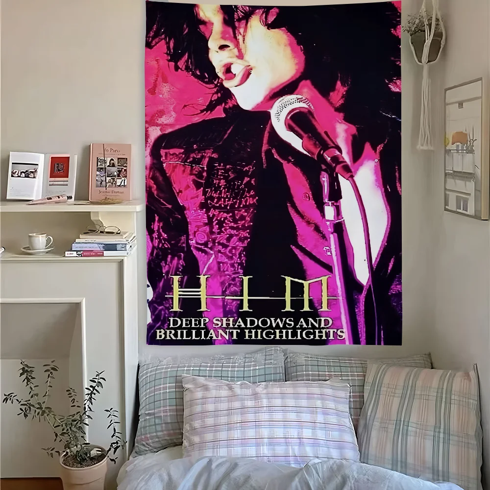 

Band H-Hims V-ville V-valoS Tapestry Perfect For Home&Living Bedroom Decor Wall Art Backdrop Banner