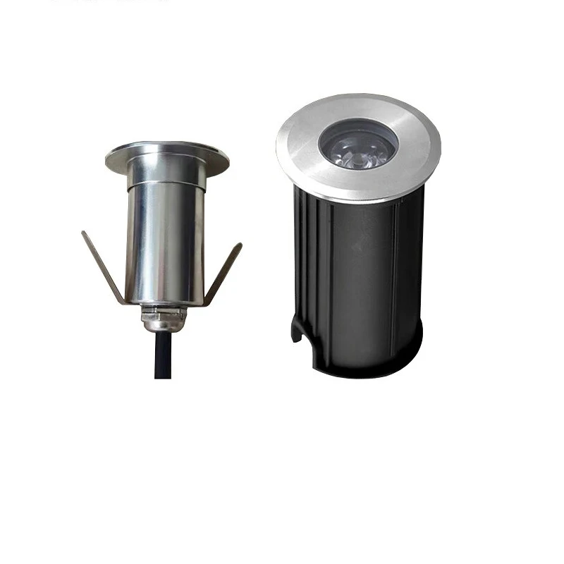 

Outdoor Garden LED Lighting IP67 Waterproof Stainless Steel Underground Light 1W 3W Buried Landscape Light DC24V12V