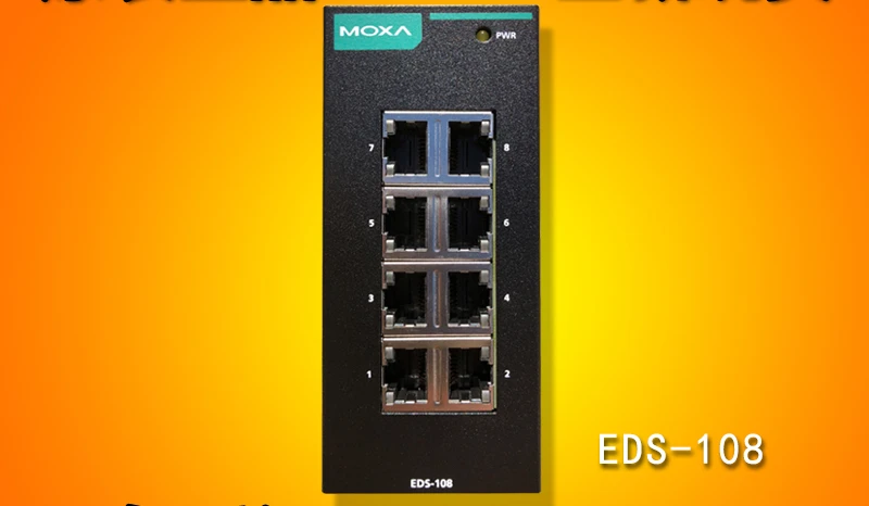 

MOXA EDS-108 8-Port Industrial Switch 100M Mosa 8-Port Industrial Switch