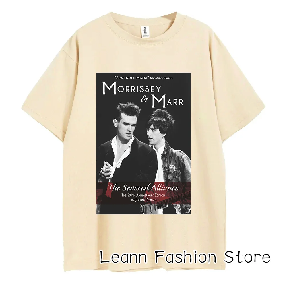 Summer Men The Smiths Graphic T-Shirt Cotton Tops Tees Male Short Sleeve Clothing Casual Camiseta Fashion Music Fans Streetwear