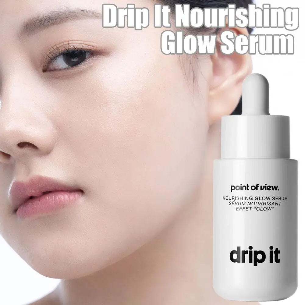 

30 мл Point Of View Drip It, питательная светящаяся сыворотка, растительные экстракты, осветляет тон, увлажняет все типы кожи, эссенция для лица