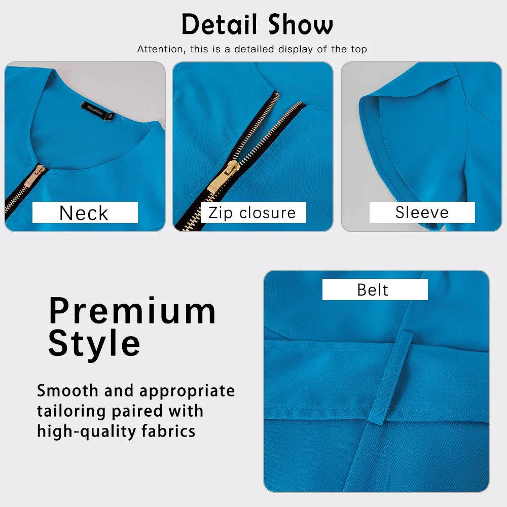 Nova moda roupas de salão de beleza mulheres enfermeira esfrega conjunto uniforme médico cirúrgico dental clínico calças superiores laboratório pet shop workwear