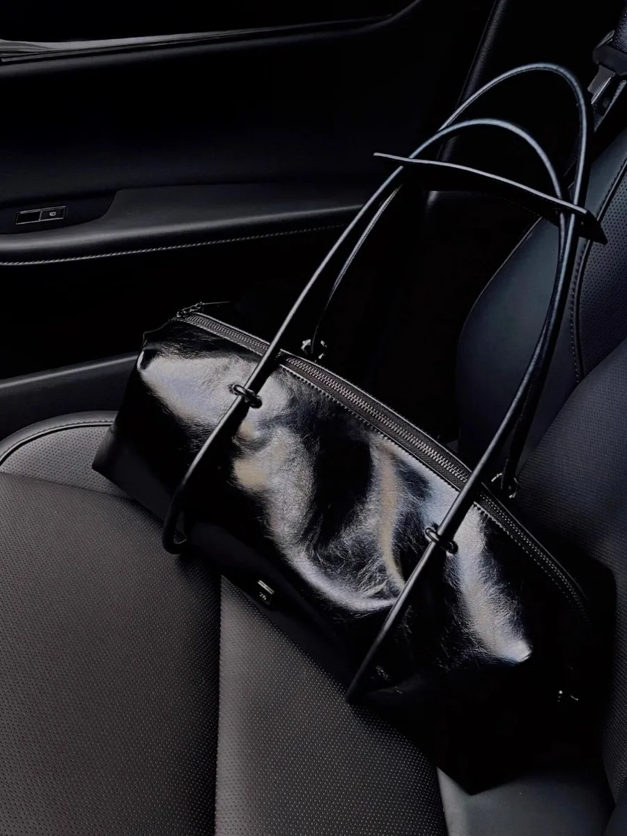 

URDION RSURVO Boston Pillow Bag Large Capaci Fitn Commuting Single oulder Tote Bag Casual mat Sle Rectangular...