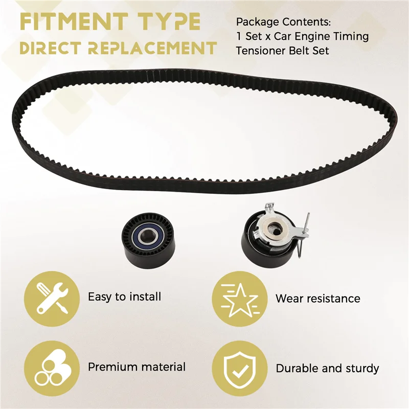 

AB16-Набор ремней натяжителя ГРМ двигателя автомобиля 32213096 для Volvo S60 S80 S90 XC40 XC60 XC90