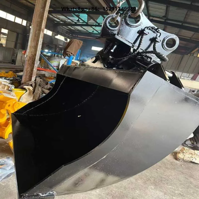 Customizable excavator hydraulic bucket, integrally reinforced manganese steel material, extremely cost-effective