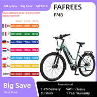 Fafrees FM8 Electric Bicycle for Men Mo Electric Bicycle for Men Mountain Bike 250W 36V 14.5AH Lithium Battery 27.5\