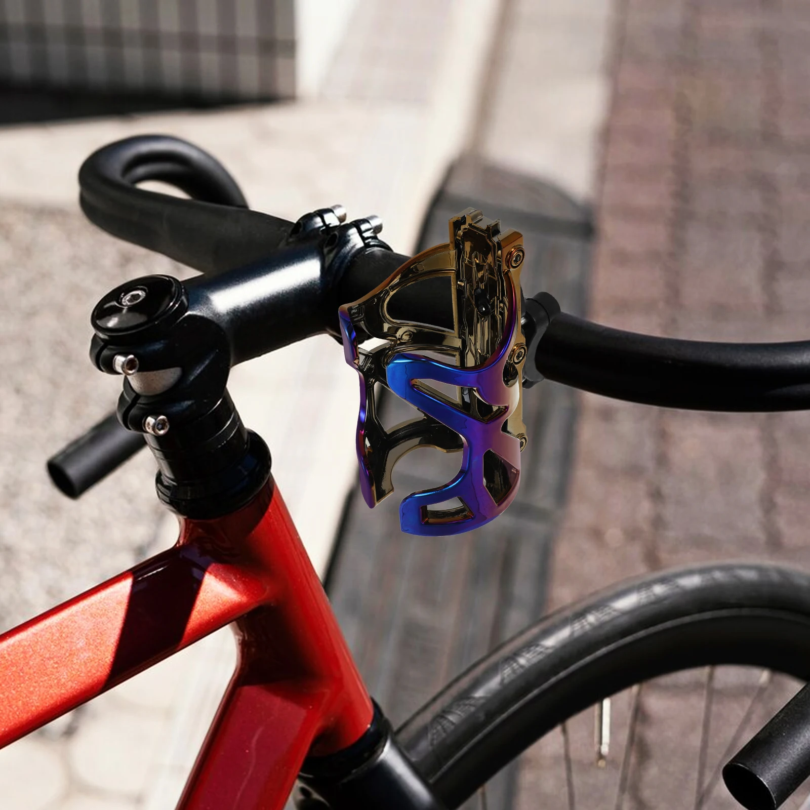 

Bicycle Cup Holder Universal Plastic Handlebar Drink Rack for Motorcycles Bikes Scooters Outdoor Riding Beverage Mount