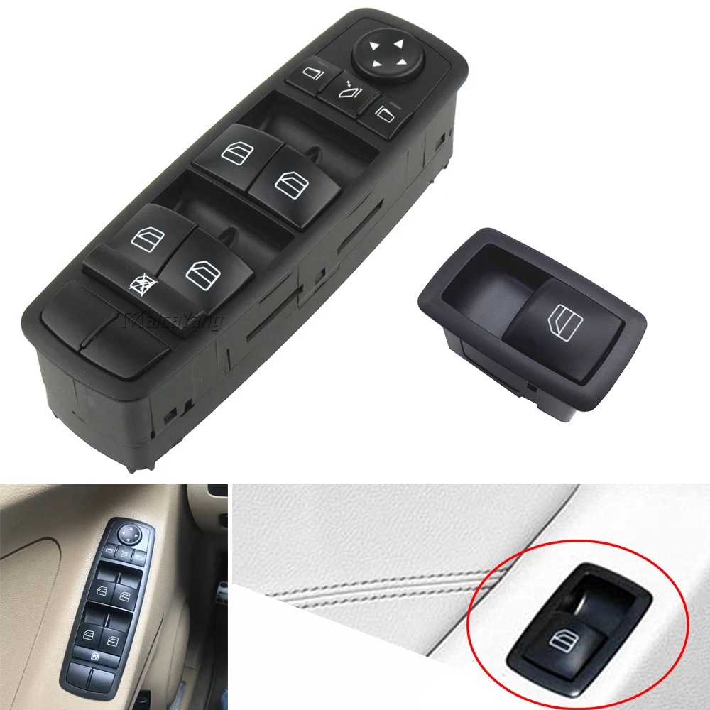 New Master Power Window Lifter Control Switch Button For BENZ W164 GL320 GL350 GL450 ML320 ML350 ML450 R320 R350 Car Accessories