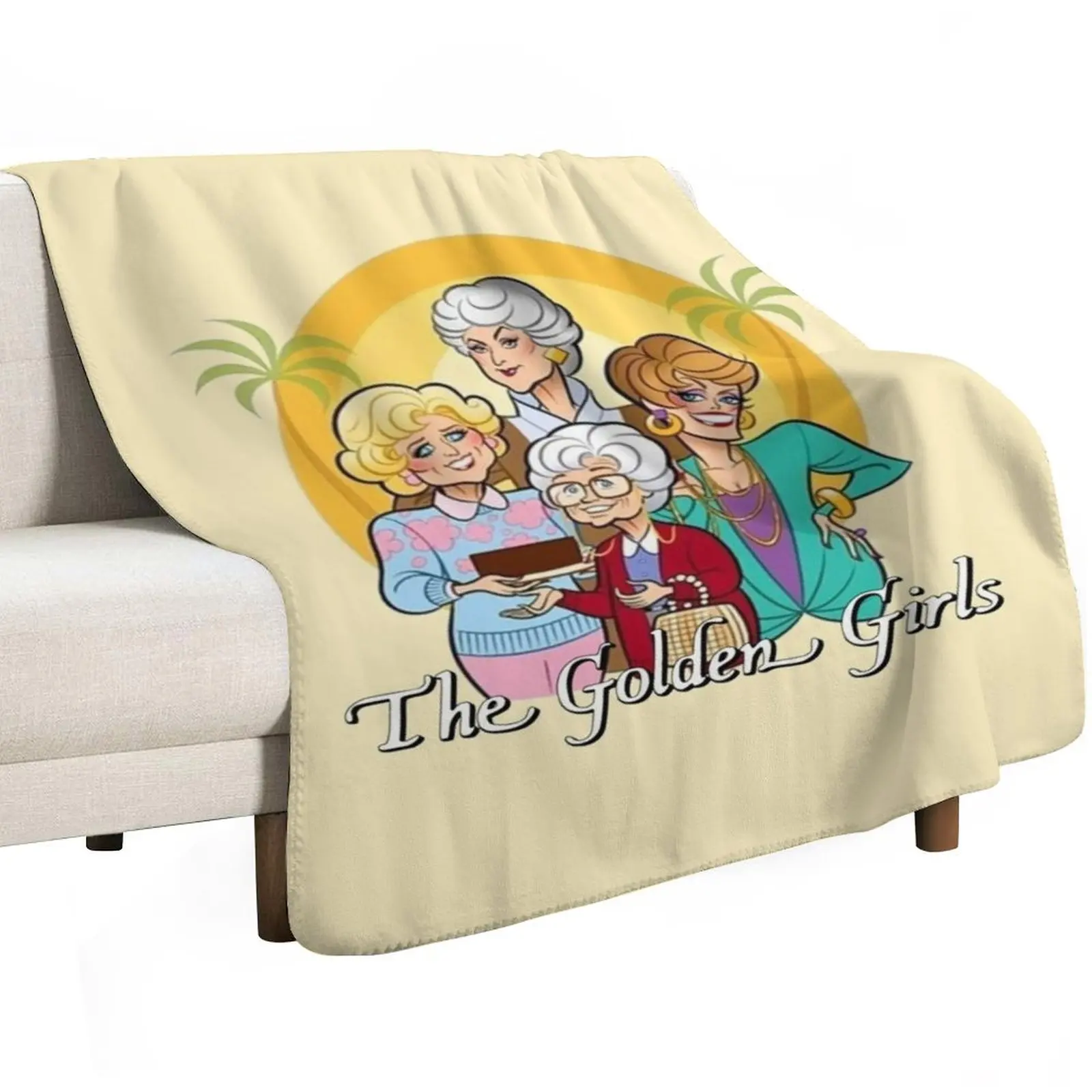The Golden Girls - Thank you for being a friend Throw Blanket Bed linens Weighted anime Blankets Sofas Of Decoration Blankets
