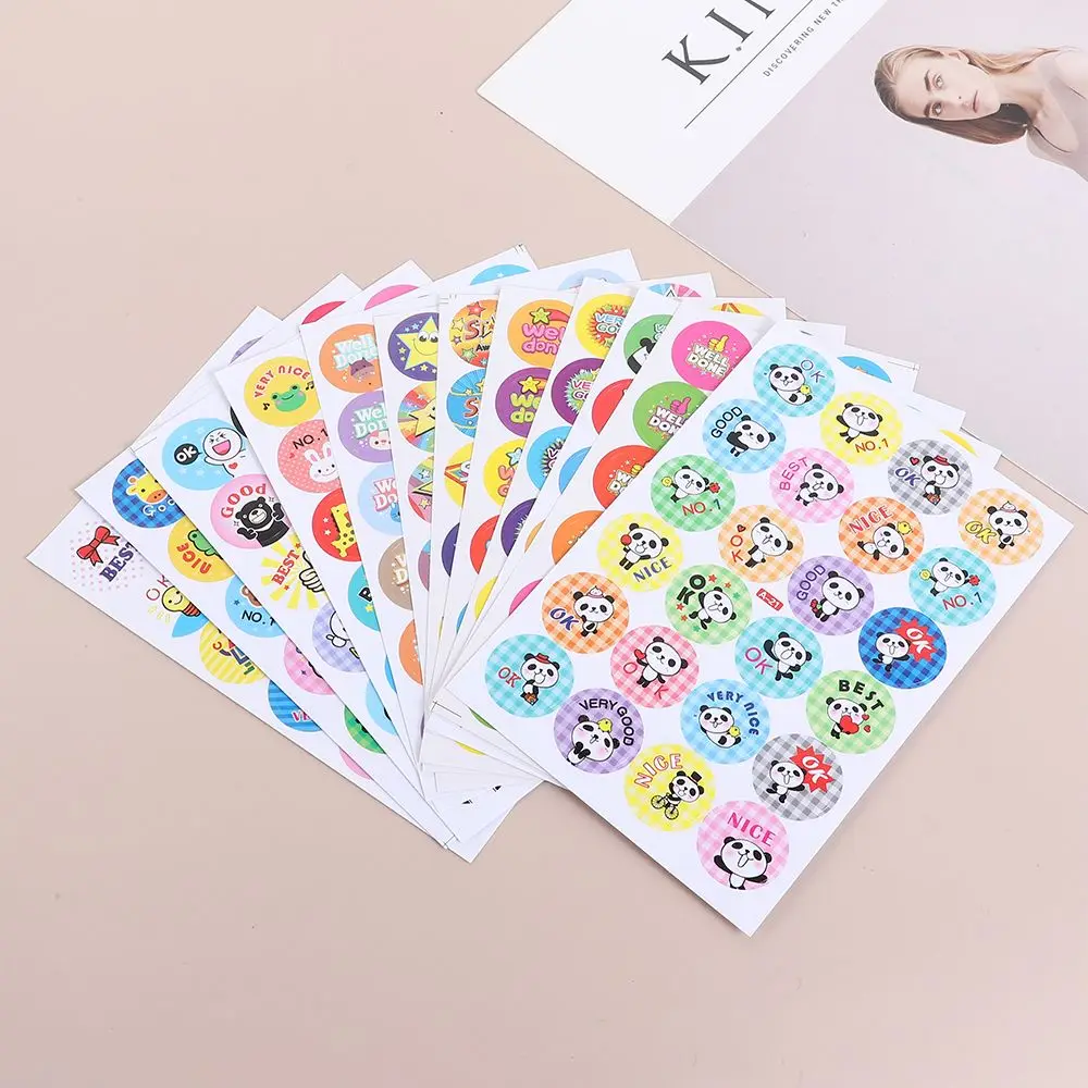 240pcs Kids Award Classic Toys Mother Teacher Praise Label Photo Album Decor Reward Stickers Stationery Sticker