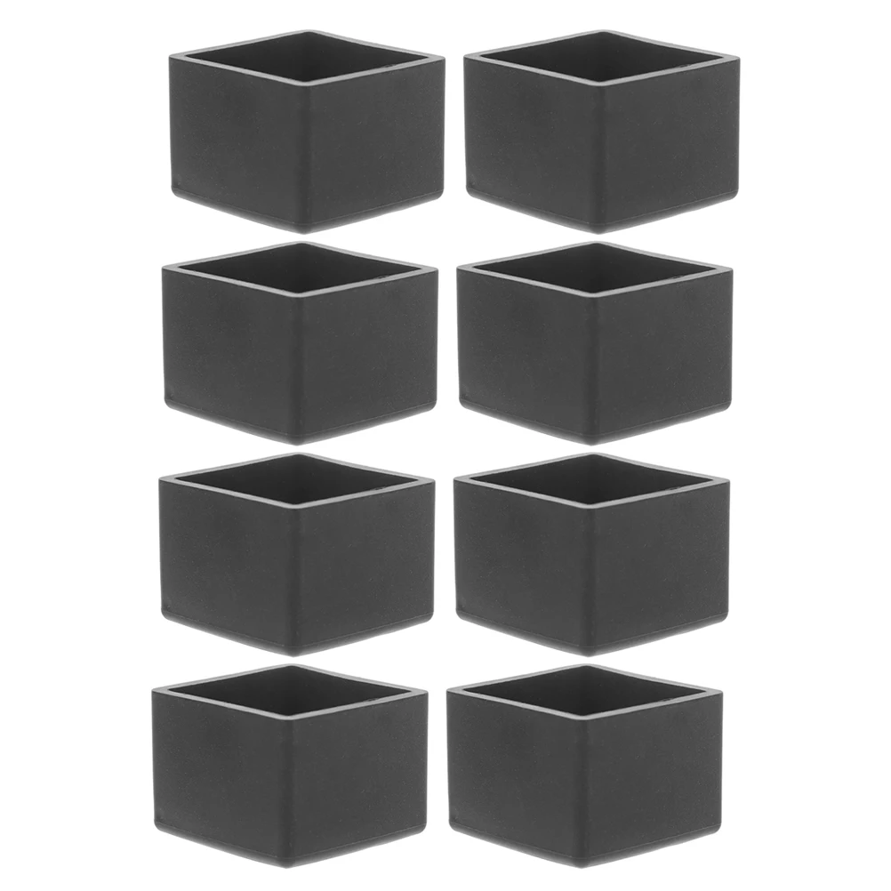 

8 Pcs Chair Leg Caps 35x35mm Floor Protectors Anti Slip Wear Resistant Furniture Feet Covers Table Leg Protector Tile Floors