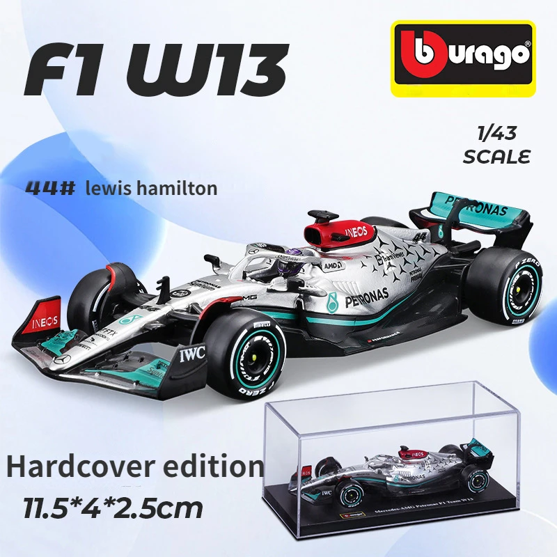 

Подлинный Bburago 1:43 Benz C42F1 формула гонки назад в Alai сплав Игрушечная модель автомобиля металлические литые игрушки подарки для мальчиков