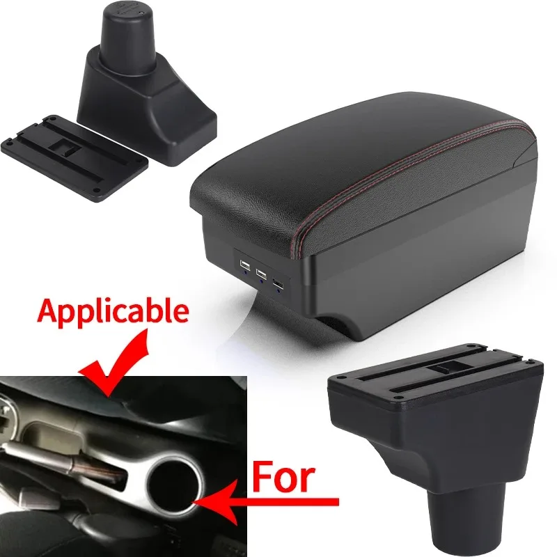 لتويوتا سينتا مسند الذراع صندوق تصفيف السيارة الديكور متجر مركزي المحتوى واجهة USB صندوق ملحقات مساحة كبيرة