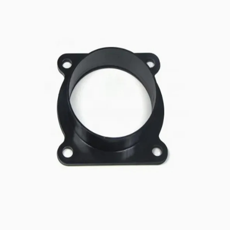 CNC machined aluminum alloy anodized flange adapter seat equipment pipe connection parts