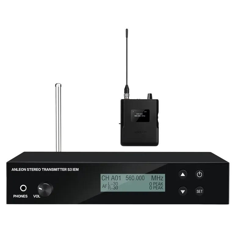 Hot Sale ANLEON Professional S3D Digital Wireless In-Ear Monitor System Stereo Sound IEM System for Live Show Band Stage