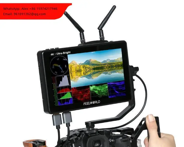 

FEELWORLD LUT7 PRO 7-дюймовый монитор для камеры с яркостью 2200 нит, 3D LUT, сенсорный экран, для DSLR-камер, полевой монитор для режиссеров, совместим с F970