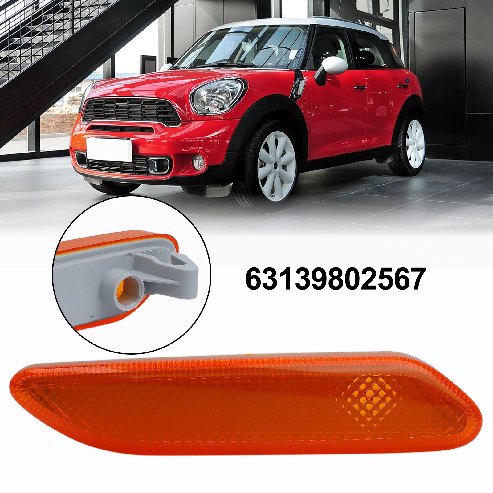 For MINI R60 COUNTRYMAN Car Fender Housing MINI R61 Signal Housing Anti-corrosion Material Non-deformation Feature