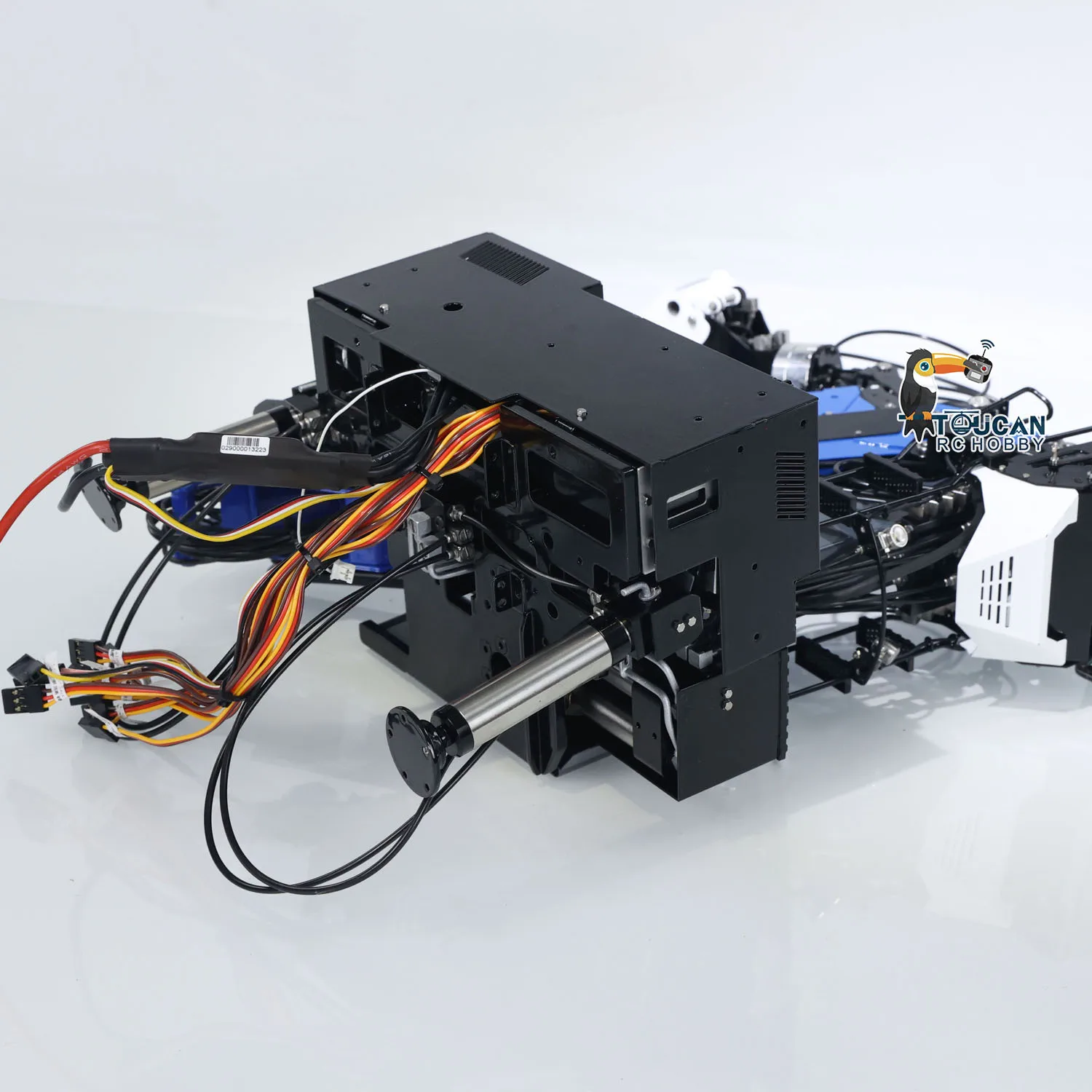 LESU 1/14 RC Gru idraulica in legno in metallo per camion trattore telecomandato Camion Auto da trasporto in legno Veicolo TAMIYAYA Modello RC