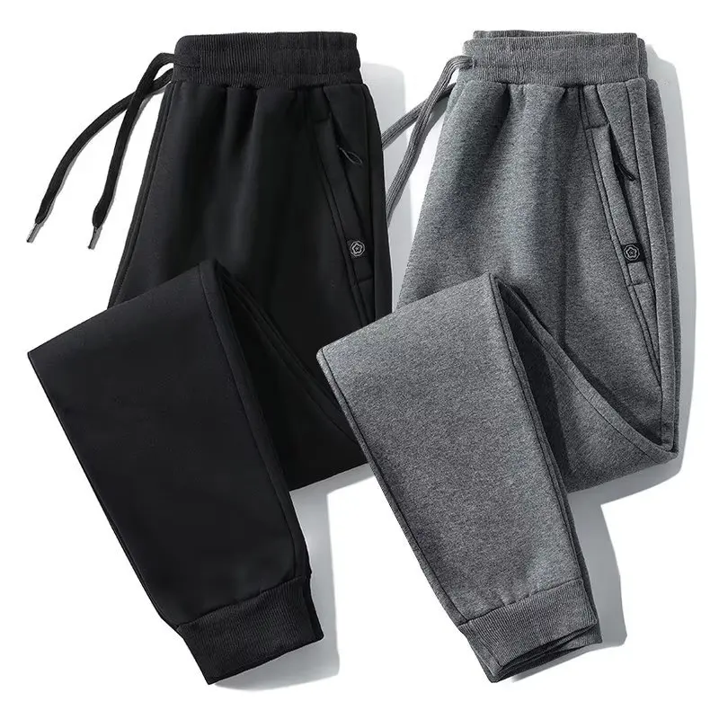 

Casual Spor Men's Sweatpants Loose Cuffed Teenage Nine-Piece Summer Sle Faionable Urban Polyester Fiber High Waist