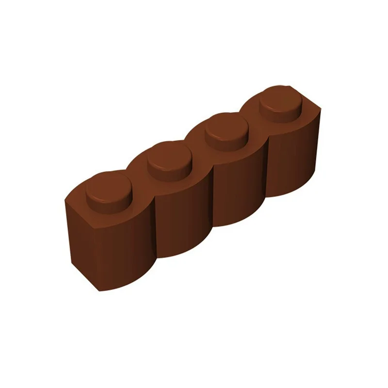 50 Stück 30137 Modifiziertes 1X4 Bausteine-Set mit Log-Profil, Lehrreiches Teilchen-Puzzle-Spielzeug, Geburtstagsgeschenke für Kinder – Detail 1