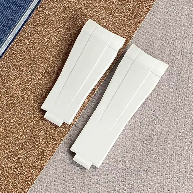 Correa de reloj Premium FKM con logotipo Original de liberación rápida, correa de 20mm para hombre para Rolex 41mm Wacth Submariner