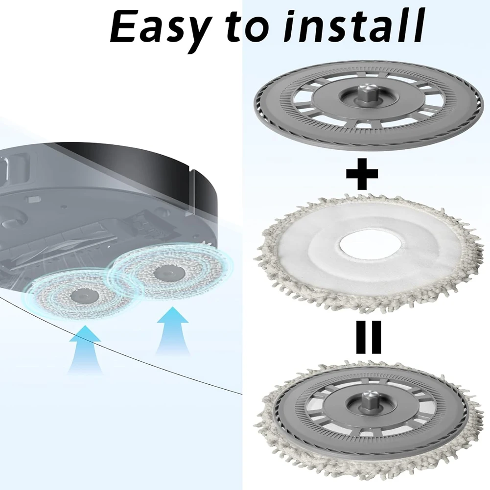 

BAAN-Mop Brackets For Dreame L10s Pro Ultra Heat, X40 Ultra, X40 Master, L40 Ultra, L20 Ultra Vacuum Cleaner Parts Mop Plates