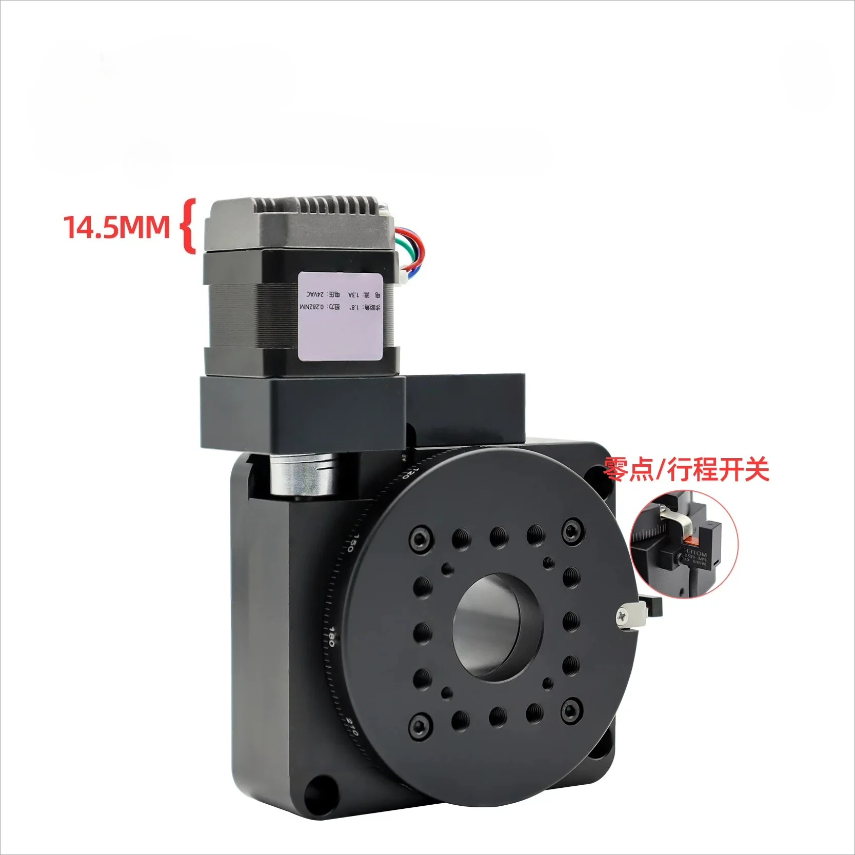 Precision Hollow Electric Rotary Indexing Table XY Lifting Rotary Stage Complete Integrated Drive Automation Positioning