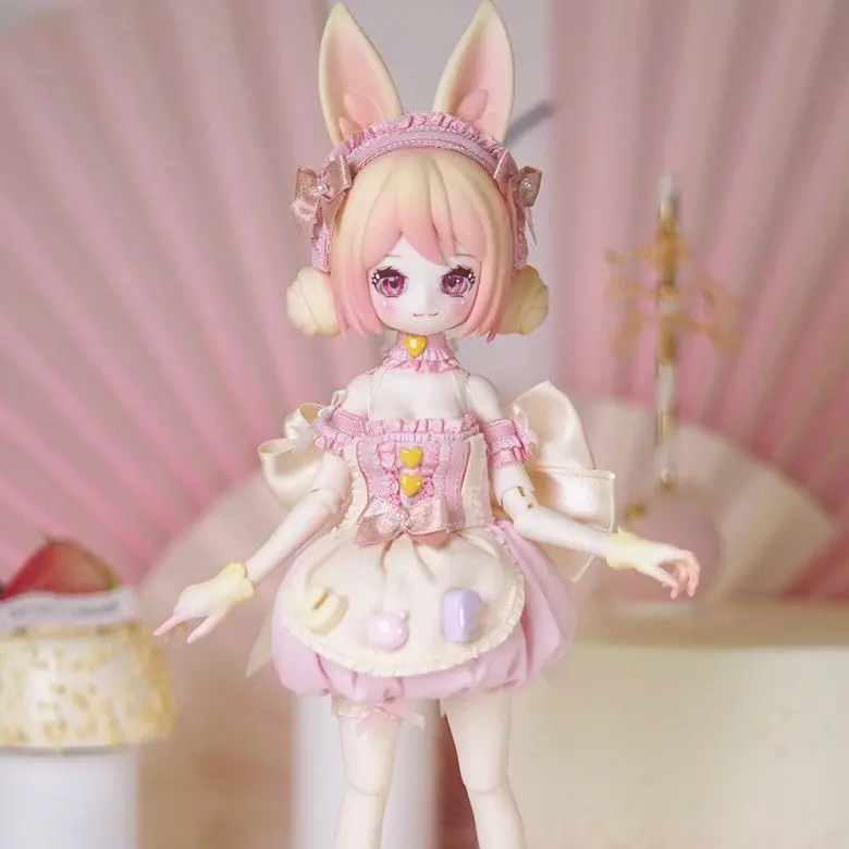 

In Stock New Ufdoll Tea Drink Series Mini 6 Points Bjd Dolls Anime Fiugre Caja Ciega Decoration Children Toys Graduation Gifts