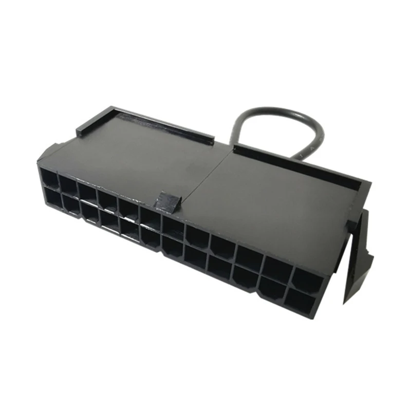 24-Pin Perempuan ATX PSU Power Supply Starter On/Off Jumper Jembatan Adaptor 24Pin Dropship