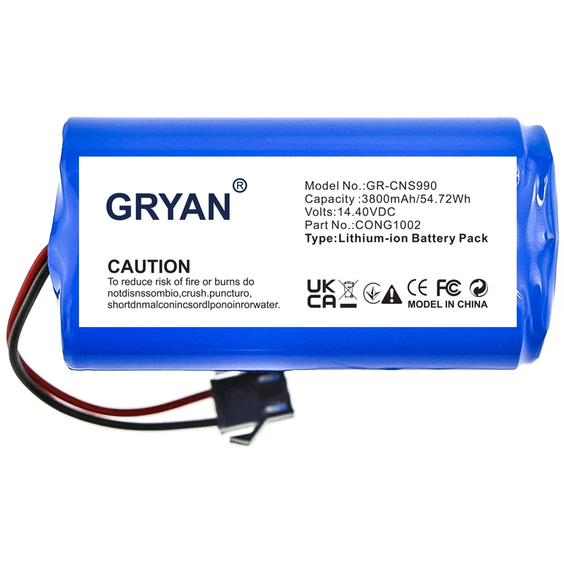 Batería para Conga 1099 Connected Conga 1790 Vital Conga 1790 Ultra 1790 Titanium 2290 999 ORIGIN Eternal Max Ultimate