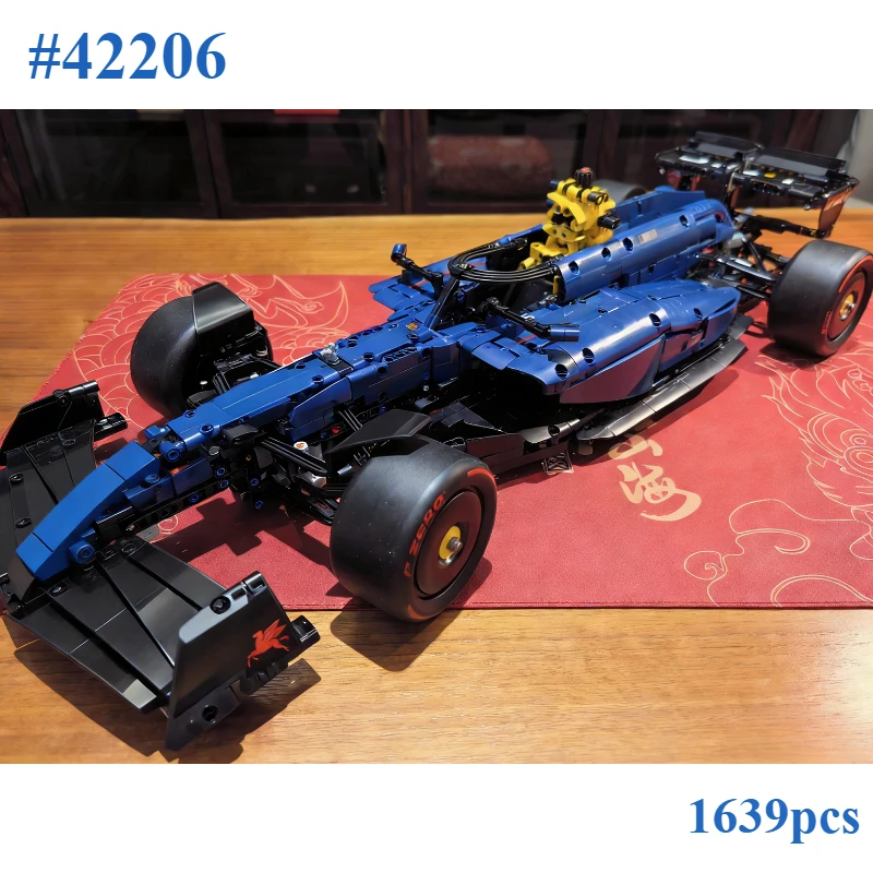 

Новый технический синий суперскоростной гоночный автомобиль 42206, конструктор, модель спортивного автомобиля, игрушка для сборки своими руками, подарок на день рождения для детей