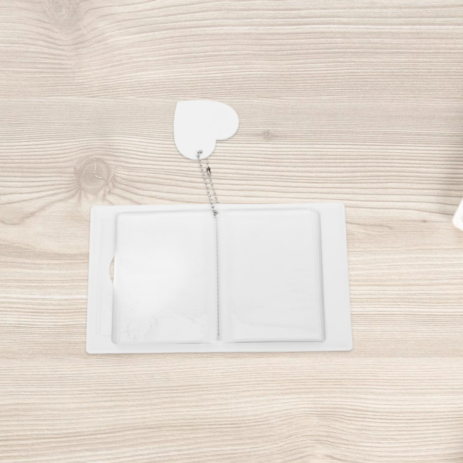 2pcs Mini Photocard Holder Book Compact Photo Card Binder Keychain Decorative Storage For Kpop Cards Cards Portable