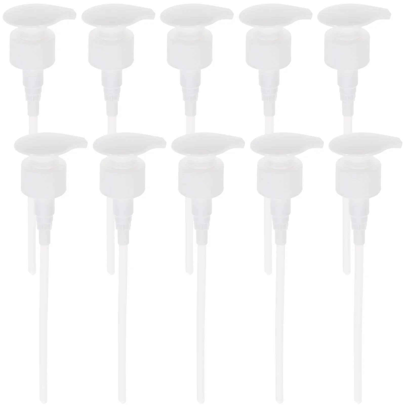 

10pcs Pressing Pump Heads Universal For Lotion Soap Shampoo Dispenser Stainless Steel Spring Glass Ball Design Liquid Container