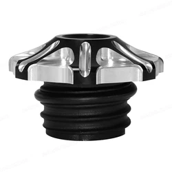 Motorcycle Retro Style Vented Fuel Tank Cap CNC Oil Cap Fuel Gas Tank Cover For Harley Sportster Dyna Softail Touring Road King