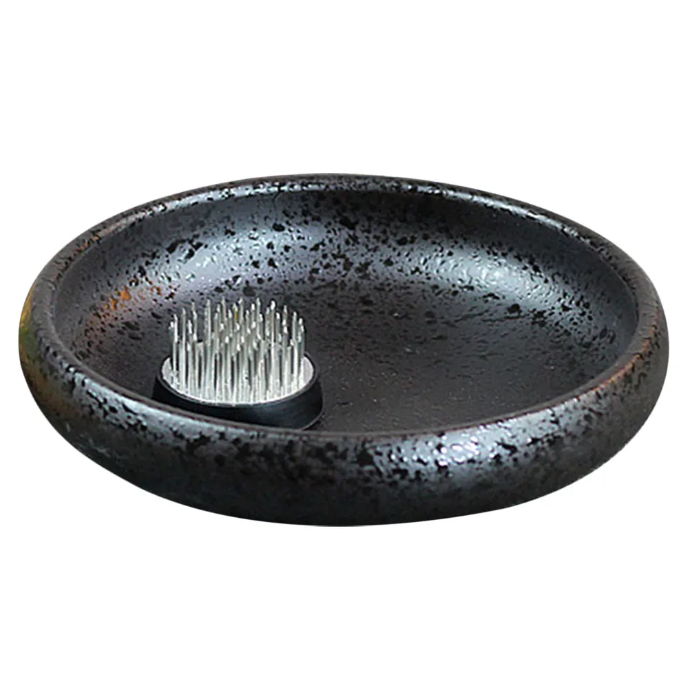 

Набор из 1 керамического круглого держателя для цветов (флористическая подставка), прочный фиксатор для цветочных композиций, основание для флористических работ, флористические принадлежности