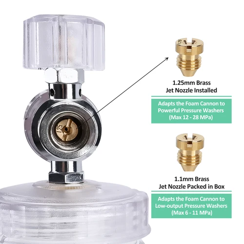 Imagen 2 del producto Pistola de agua para lavadora a presión BEAR FORCE, conector de manguera de limpieza de coche para boquillas de conector rápido Karcher Nilfisk Parkside Bosch