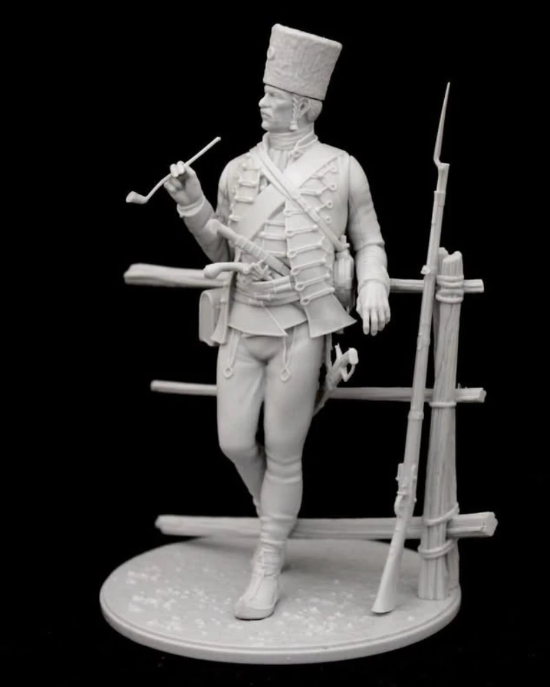 1/24 مقياس 75 مللي متر يموت الصب الراتنج نموذج لجسم عدة الجندي النمساوي القديم هواية ألعاب مصغرة المفككة غير مصبوغ الديوراما