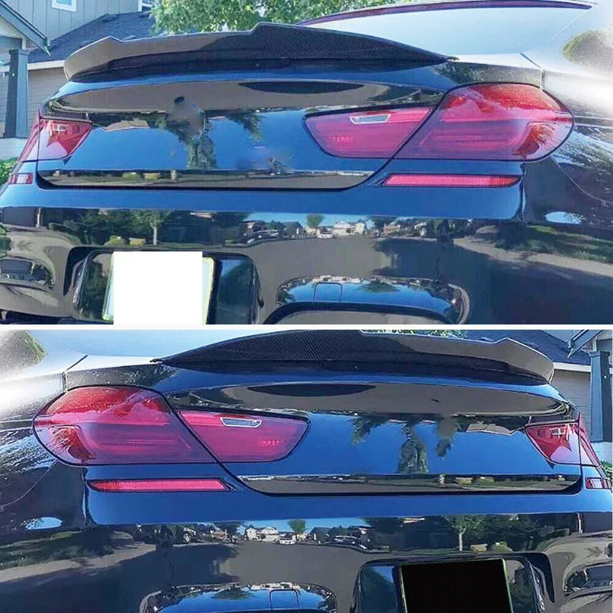 MAGICKIT FOR 2012-2018 BMW 6-Series F06 640i 650i M6 Carbon Fiber Look REAR TRUNK SPOILER WING LID PSM STYLE CAR Accessories