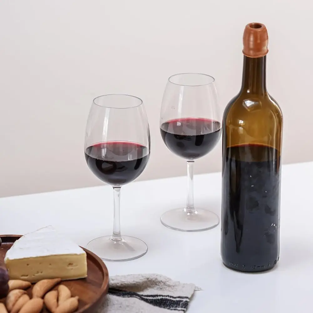 Convenient Silicone Wine Bottle Stopper Sparkling Wine Bottle Stopper Reusable Wine Sealer Wine Tools Silicone Wine Stopper view 3
