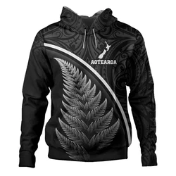 New Zealand Ora Silver Ferns Rugby Graphic Hoodie Y2k Flag New In Hoodies & Sweatshirts Hoodies For Men Pullover Y2k Tops