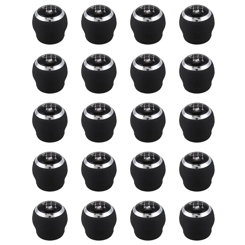 

20X Car 6 Speed Gear Shift Knob Automatic Gear Knob Fit For Toyota Corolla Verso Auris Yaris RAV4 2007-2013-A74F