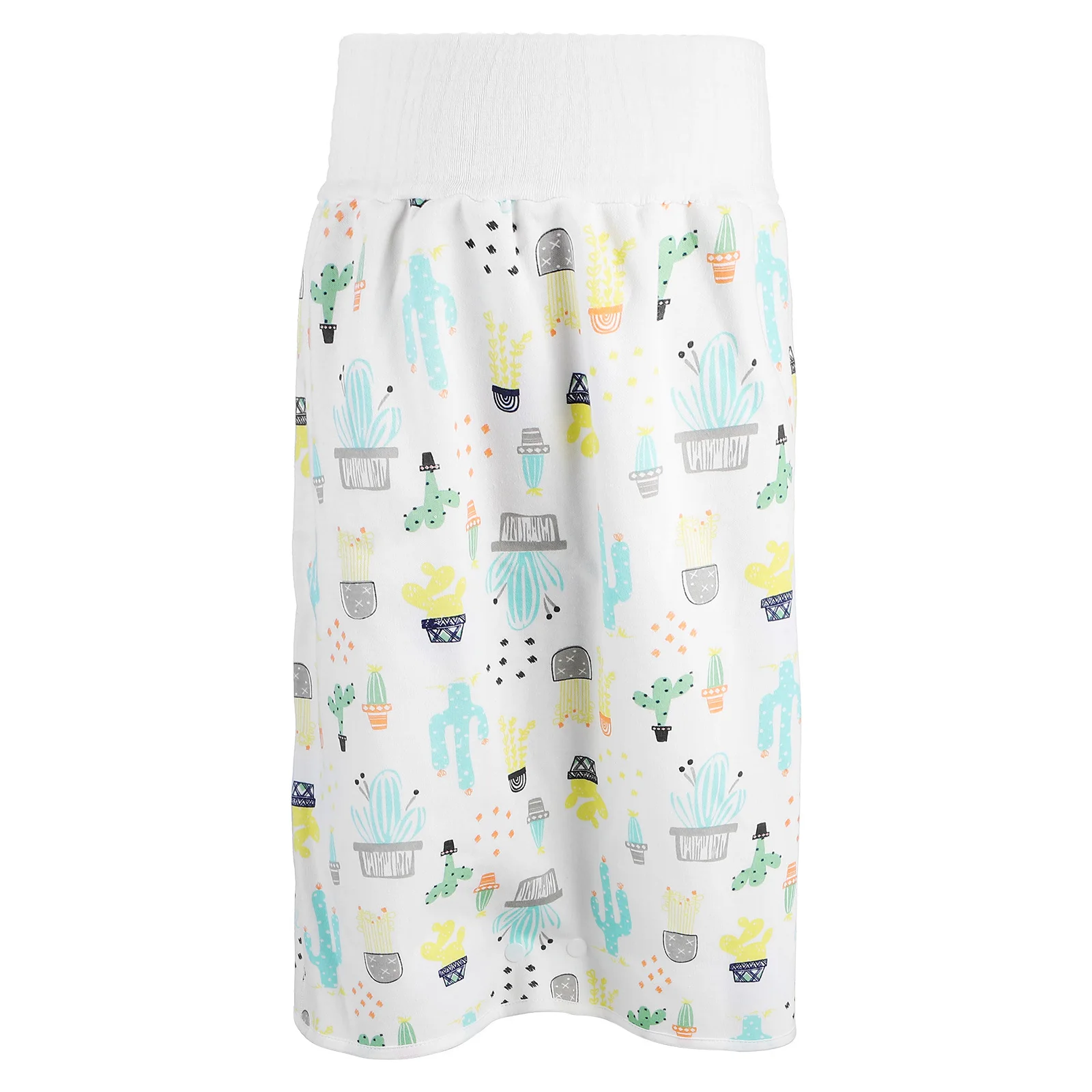 

1Pcs Training Skirt for Baby High Waist Absorbent Diaper Pant Soft Skin-Friendly Fabric No Leakage during Rolling Movement